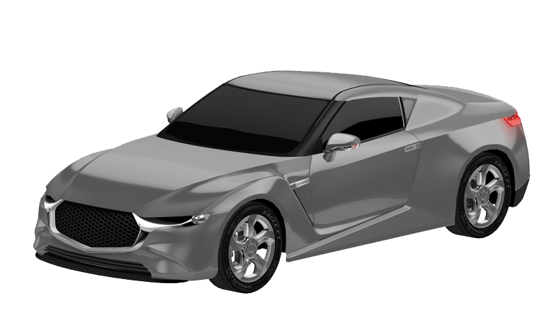 特定メーカーに依存しないオリジナル車両の3DCG